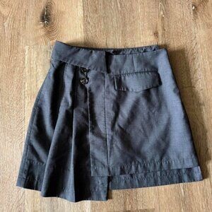 J.ING Mini grey skirt with pockets size M #miniskirt